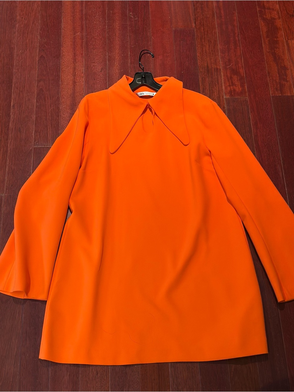 Zara short orange dress